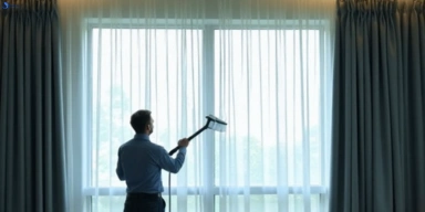 Commercial drapes cleaning service morningside hotels offices
