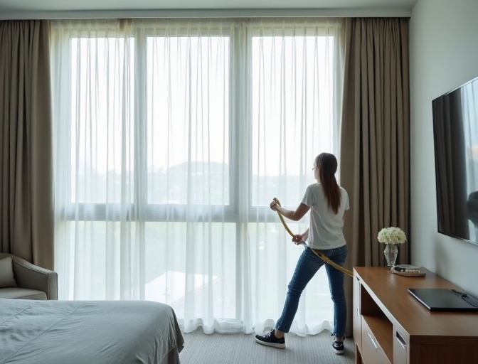 Morningside Sheer Curtain Cleaning